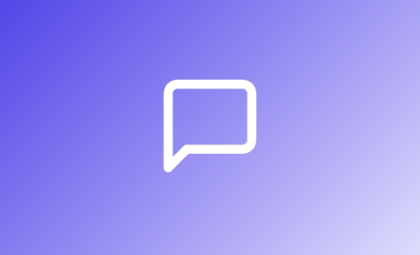 Chat interface example